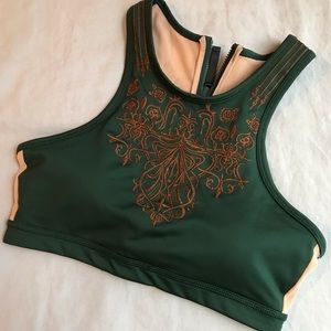 Without Walls Embroidered Sports Bra